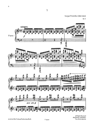 Morceaux et études choisis - Selected Pieces and Studies - PROKOFIEV
